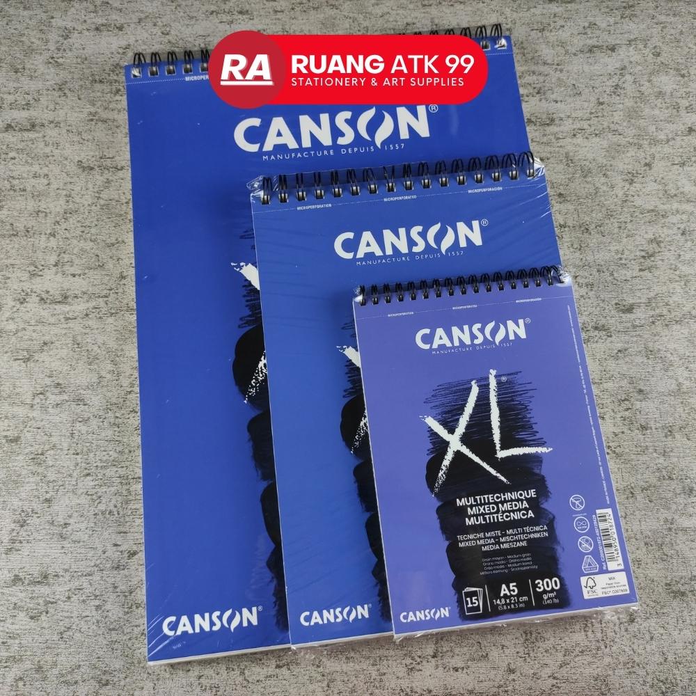 

Canson XL Mix Media Watercolor Book 300 gsm / Buku Gambar / Buku Sketsa A3/A4/A5