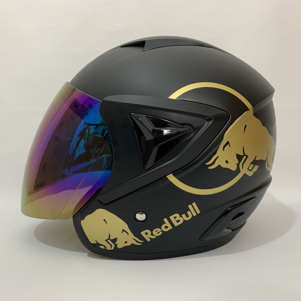 helm full face red bull