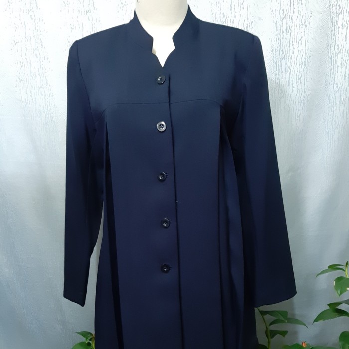 Seragam Guru Hamil / Seragam Pns Wanita Hamil Biru Dongker / Navy Blue