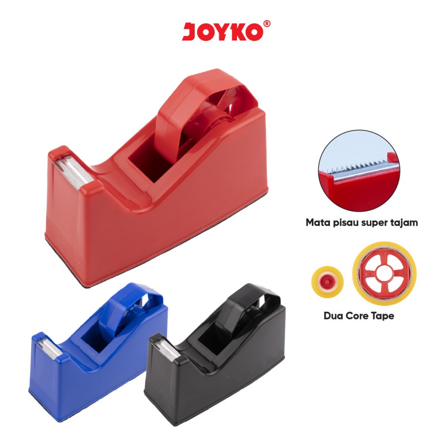 Tape Cutter / Tape Dispenser / Tempat Pemotong Isolasi Joyko TD-103