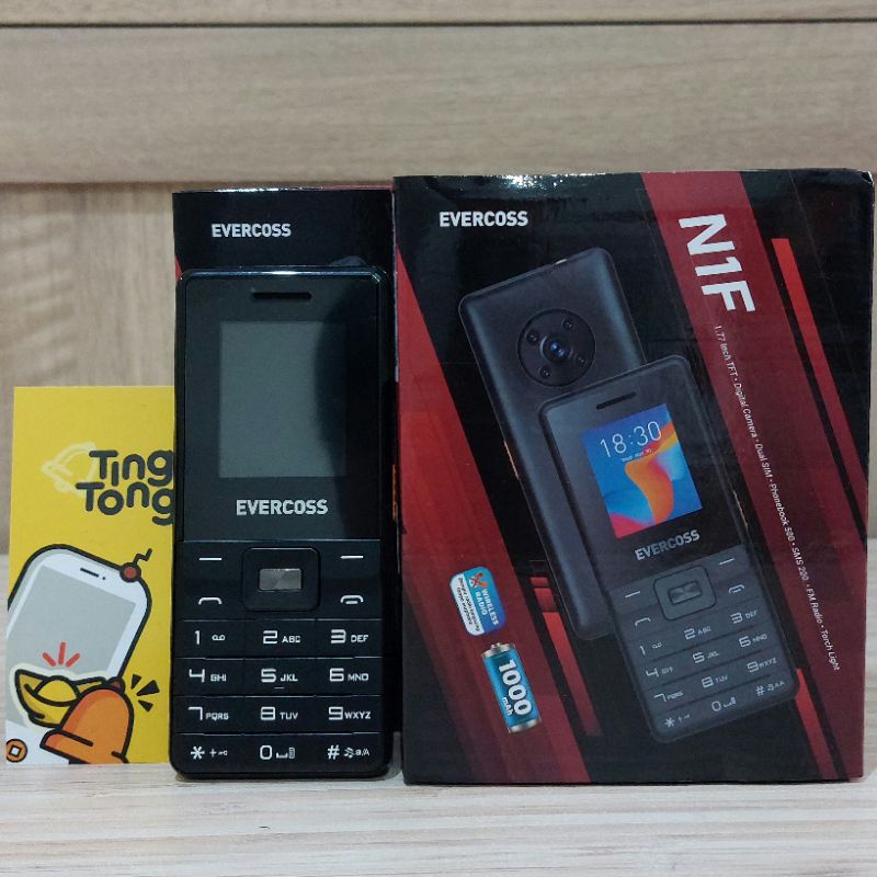 evercoss n1f candy bar dual sim garansi resmi