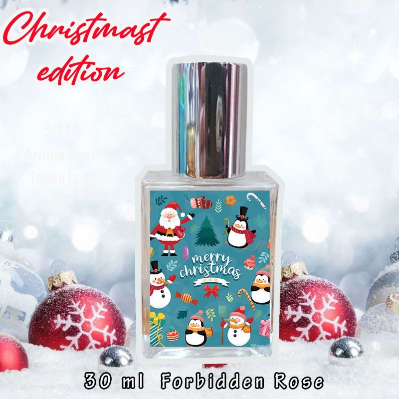 PARFUM EDISI NATAL/MINYAK WANGI 30ML SANTA NATAL/FREE SARUNG BOTOL