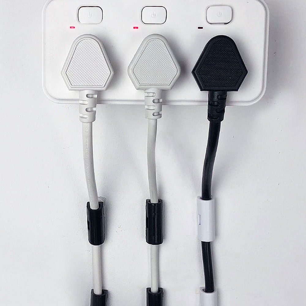 Data Line Manager Cord Holder Wall Wire Manager Data Line Organizer Penggulung Kabel USB Desktop Tidy Klip Pengatur Kabel Universal Cable Organizer