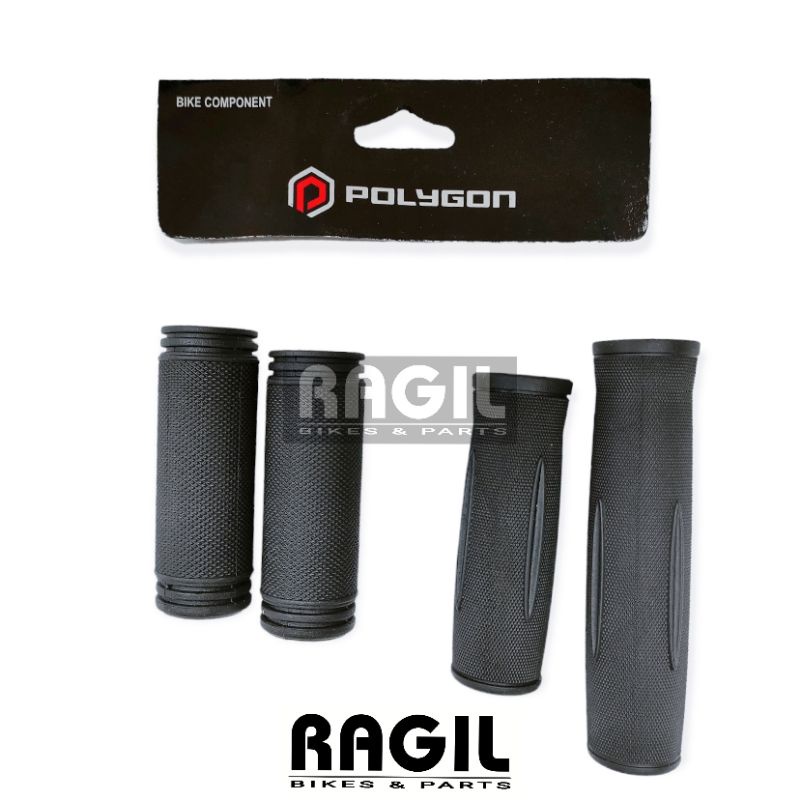 HANFAT SEPEDA POLYGON PANJANG PENDEK HAND GRIP HANDGRIP KARET STANG CTB CITY BIKE SIERRA PHOENIX MTB