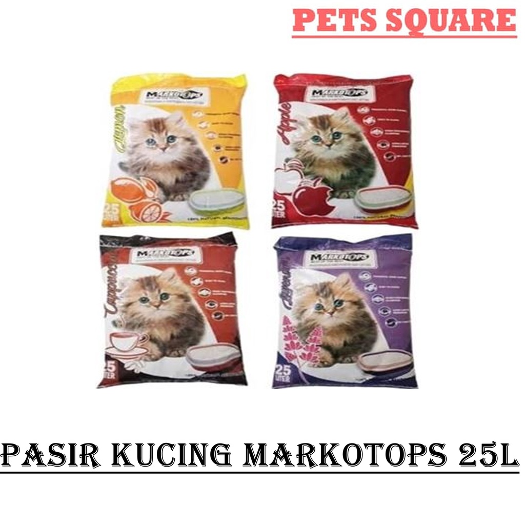 Pasir Kucing MARKOTOPS 25L (GRAB/GOSEND)