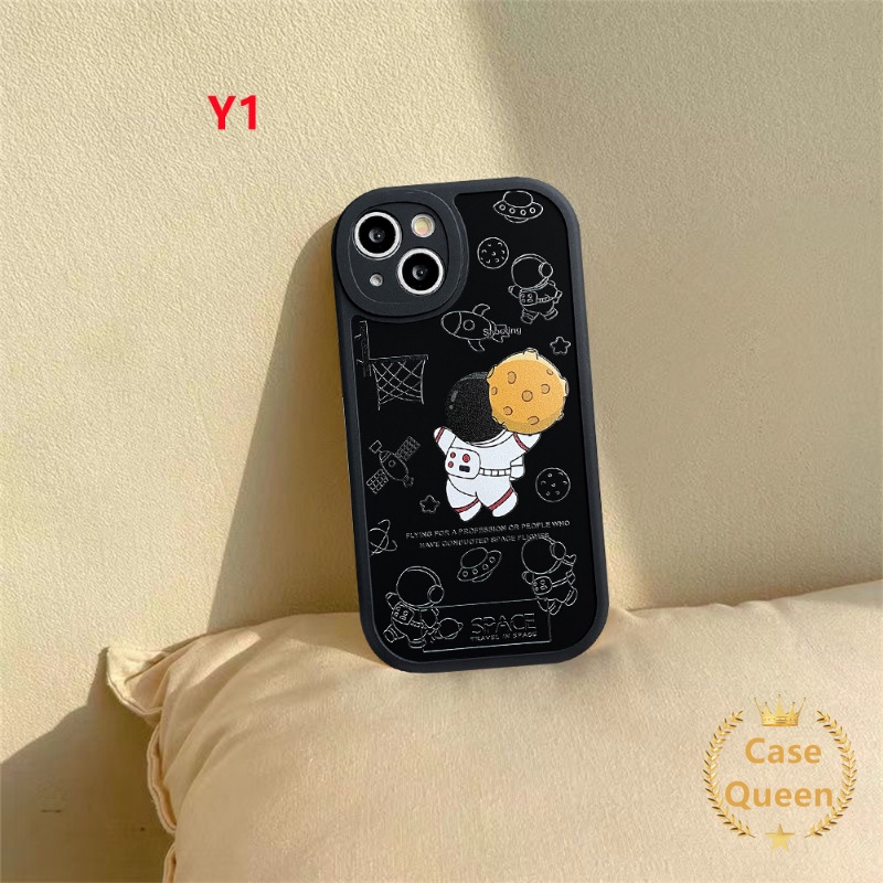 Casing OPPO A57 2022 A76 A16 A55 A54 A15 A96 A12 A16K A74 A5S A1K A3S A16E A94 A9 A5 2020 A95 A31 A15s A7 A53 Az 533 4z 5F 62 Az 53 Case Desain Astronot Basket