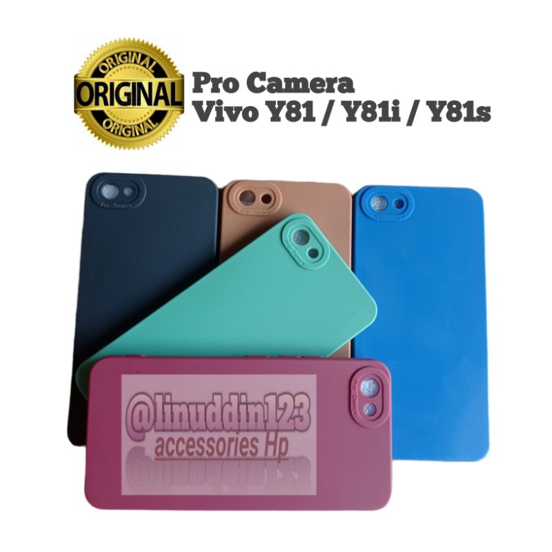SOFTCASE VIVO 1808/ Y81 / Y81S / Y81i SILIKON MACARON PRO CAMERA TERBARU