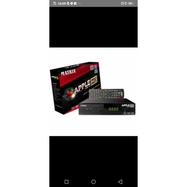 RECEIVER MATRIX SET TOP BOX TV MATRIX APPLE HD BISA YOUTUBE