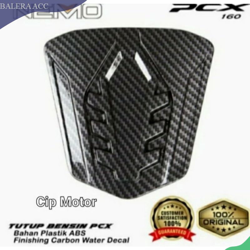 Cover Tutup Tanki PCX 160 Vario 160 Carbon Nemo