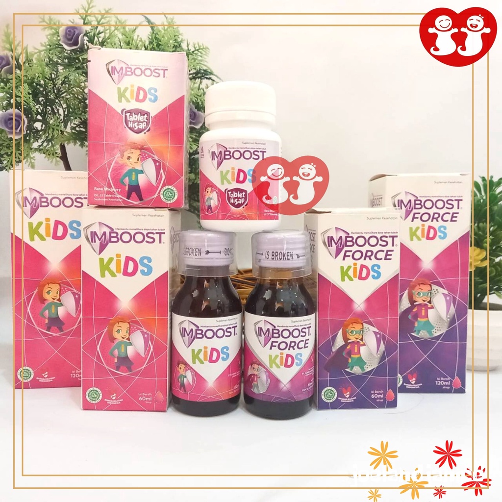 Imboost Kids Syrup / Force Syrup / Mixberry 21 tablet// Suplemen Anak Untuk Daya Tahan Tubuh