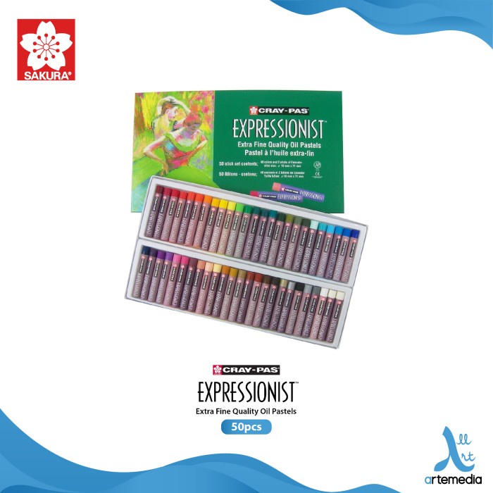 

Krayon Sakura Cray-Pas Expressionist Set 50 Color Oil Pastel Crayon