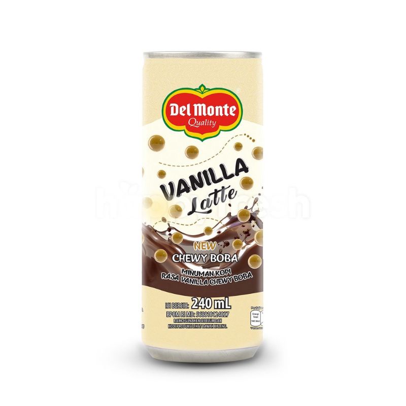 

Del Monte Vanilla Latte Chewy Boba 240ml