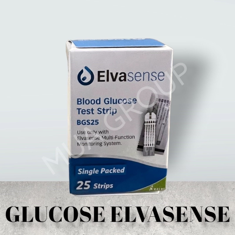 Test Strip Glucose Elvasense / Gula Elva sense