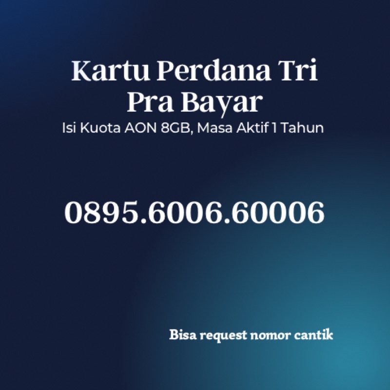 Kartu Perdana TRI Seri 1111 V.2