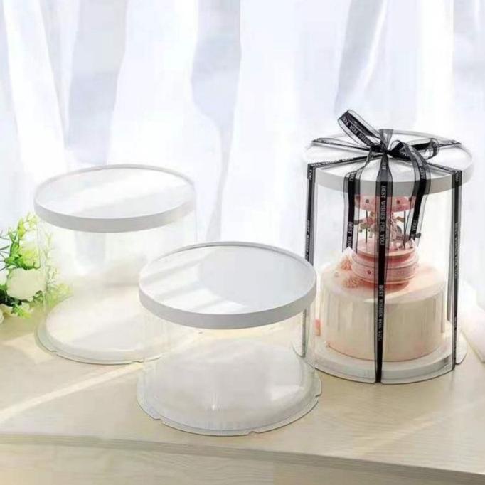 TERBARU DUS KUE BENING TINGGI TABUNG TALL CAKE BOX DUS MIKA TERBAIK