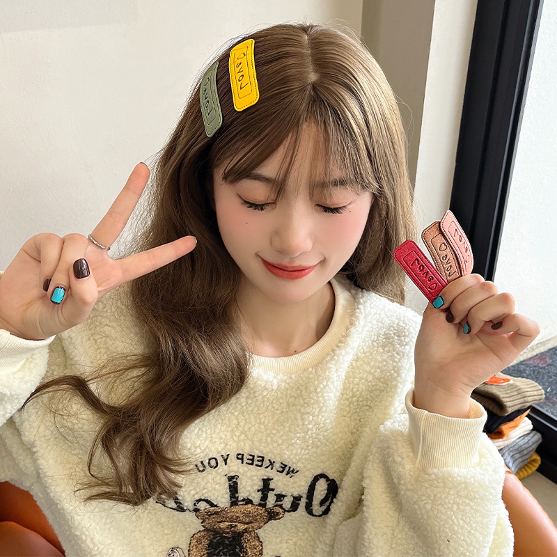 2022 5pcs / set Jepit Rambut Poni Samping Gaya Korea Untuk Wanita