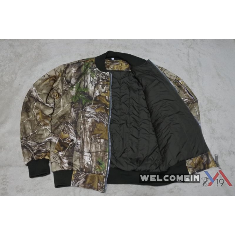 Jaket Bomber Realtree Xtra Camo