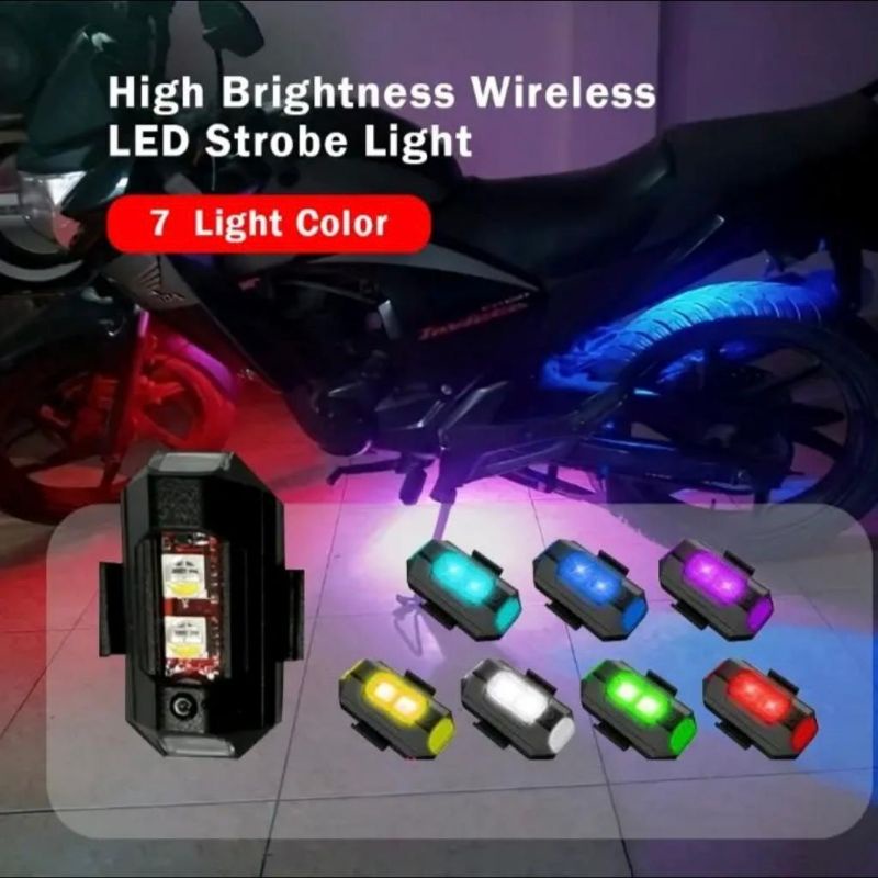 LAMPU LED KEDIP SEPEDA MOTOR MOBIL LAMPU LED USH MODEL PESAWAT LAMPU CUSTOM