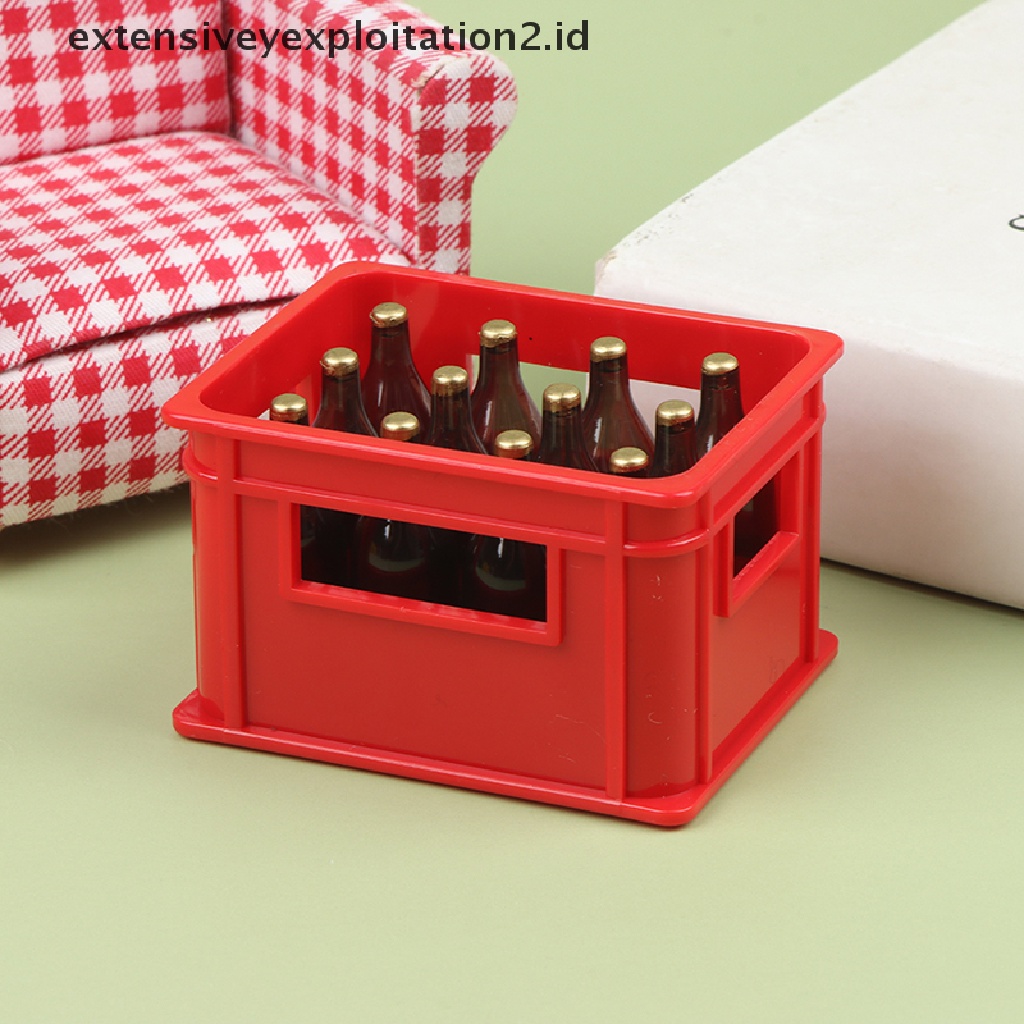 Mainan Miniatur Botol Bir / Minuman Skala 1: 12 Untuk Dekorasi Dapur Rumah Boneka