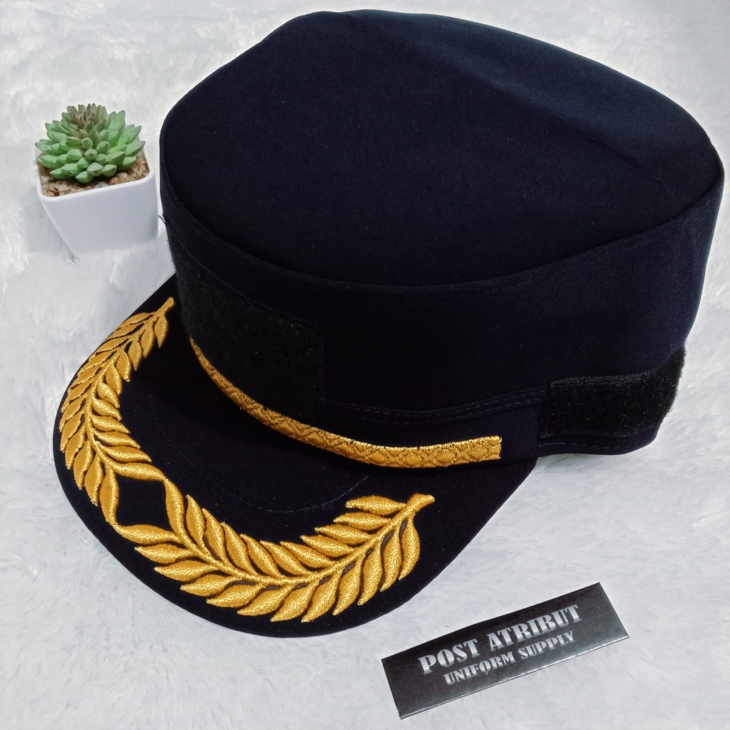 Topi Komando / Fieldcap / Velcro / Perekat / Atribut Kedinasan