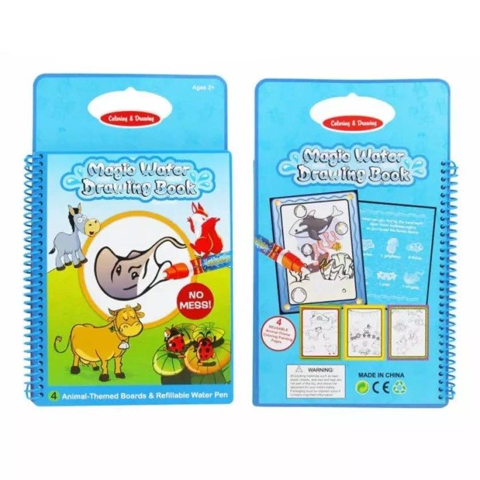 

[COD] Buku Gambar Ajaib/Buku Mewarna Ajaib/MAGIC WATER DRAWING BOOK - Aphabet