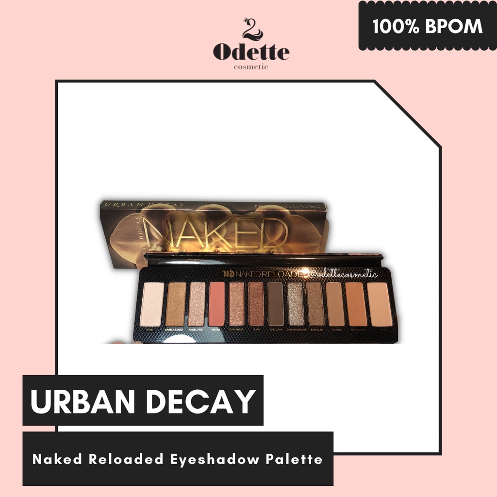 Jual ODETTE COSMETIC UD RELOADED EYESHADOW PALETTE (EXPIRED 07/2023