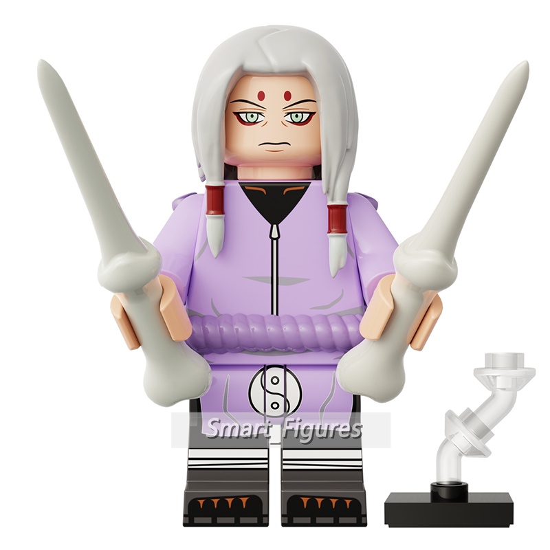 Mainan Action Figure Naruto Minifigures Five Otonin Jirobo Kidomaru Tayuya Sakon Ukon Kimimaro KDL813