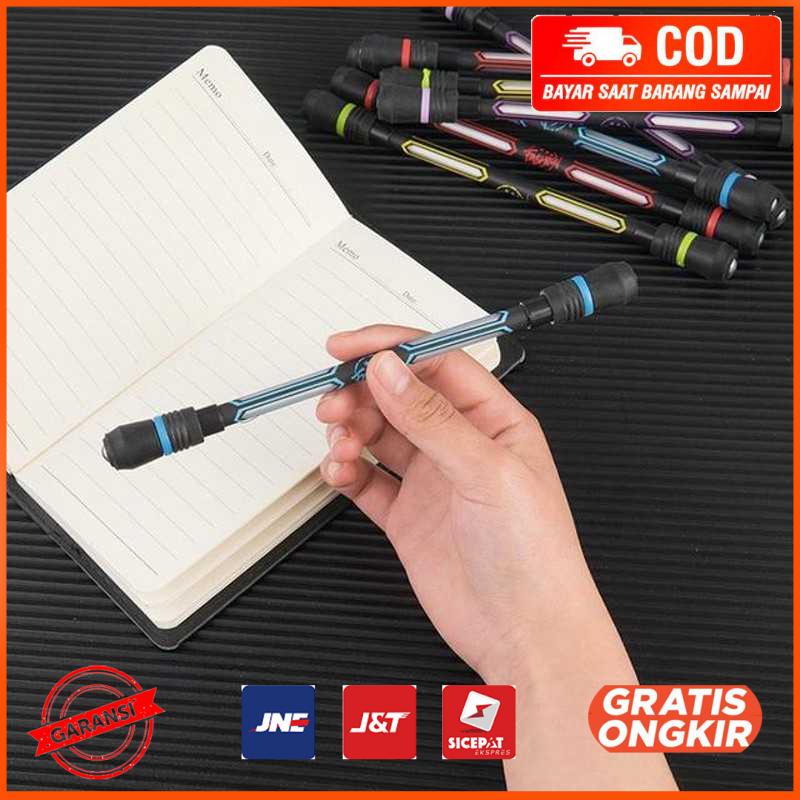 Mainan Fidget Spinner Anti Slip Stress Reliever Rotating Pen SP003