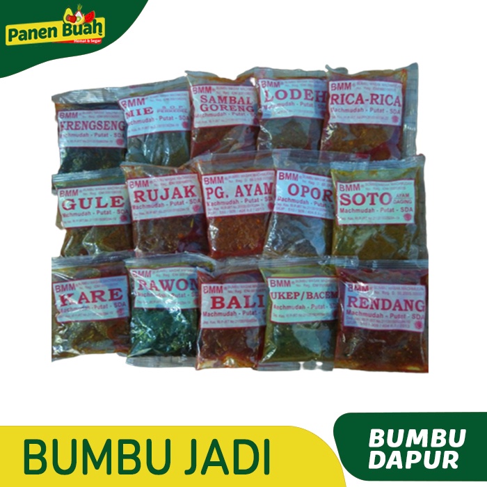 

Bumbu Jadi Machmudah (Per Pack)