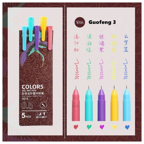 

Pen Gel Warna Macaron/ pen warna pastel