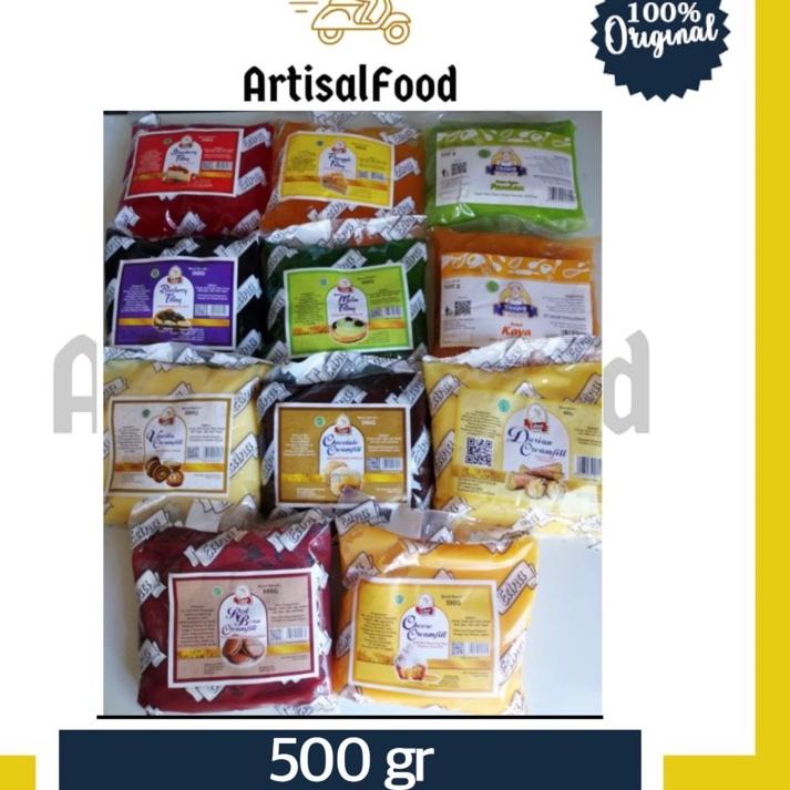 

Hot Item..!!! Selai Isian Roti EDNA Donny kaya pandan FILLING Jelly CREAMFILL creamfilling cream cheese Vla Fla Isian Roti 500gr ASLI グ