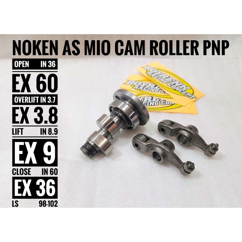 NOKEN AS RACING MIO ROLLER PNP 130CC/150CC/200CC