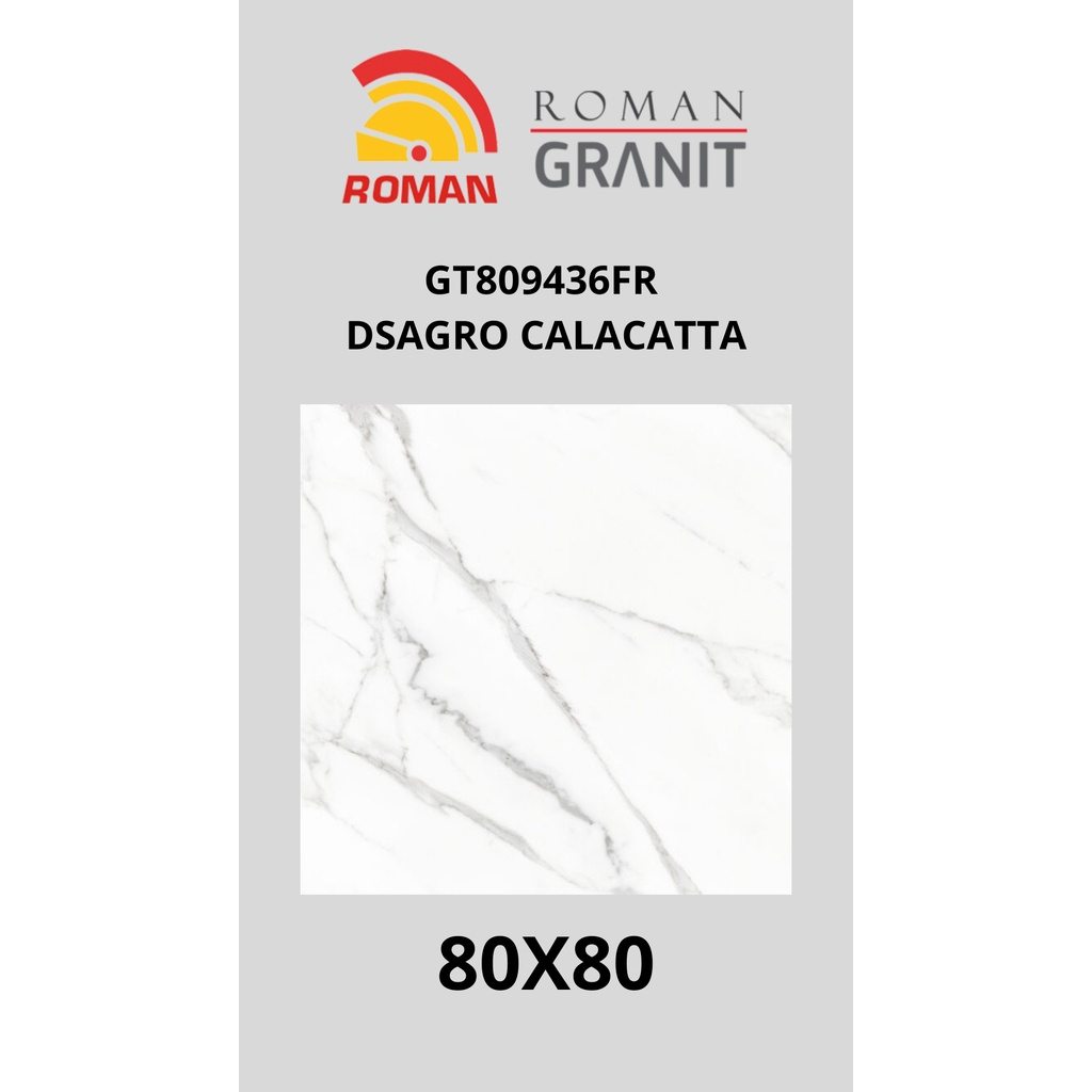ROMANGRANIT GRANDE DSAGRO CALACATTA 80X80 GT809436FR ROMAN GRANIT