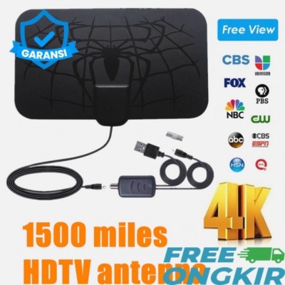 Antena TV Digital Lengkap Dengan Booster Sinyal Kuat Limited