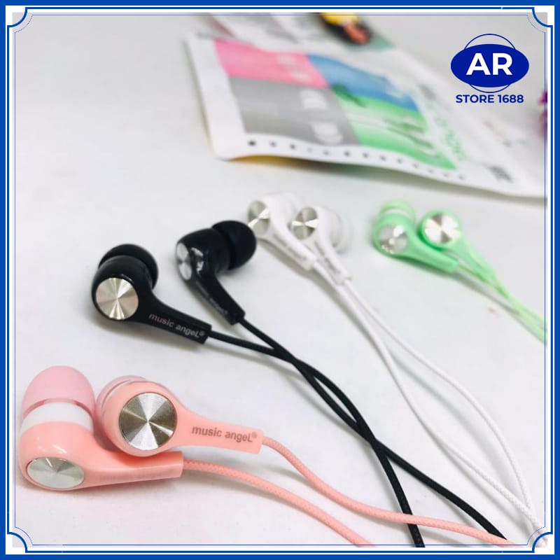 HEADSET/HANDSFREE/EARPHONE/HF MUSIK ANGEL MP3 MACARON STEREO EARPHONE WARNA WARNI-ARSTORE1688