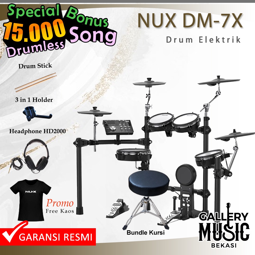 NUX DM 7X Drum Elektrik / DM7X / DM7 X Electric Drum