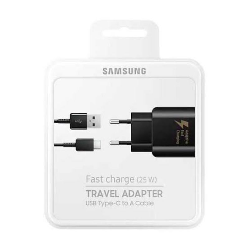 Charger Travel Adapter Samsung 25W Fast Charging USB Type-C to Type-C Cable