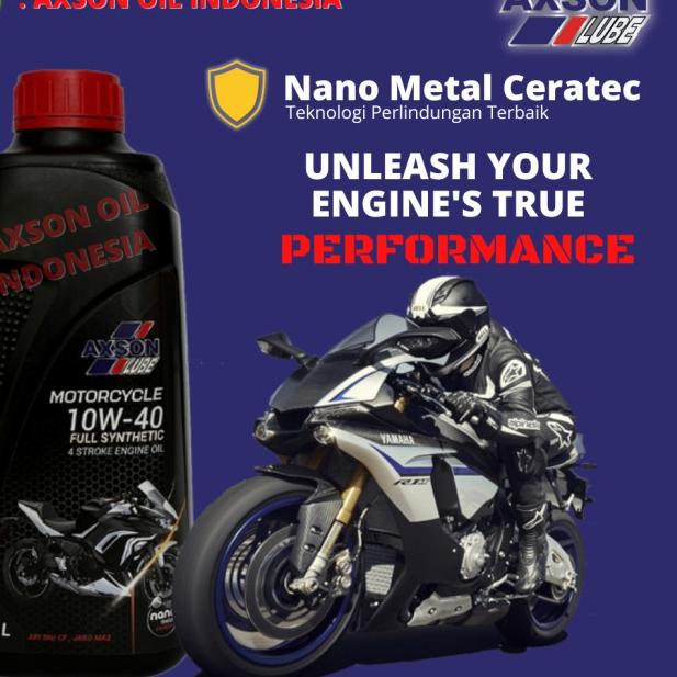 Axson Fully Synthetic Motorcycle Oil 10W-40