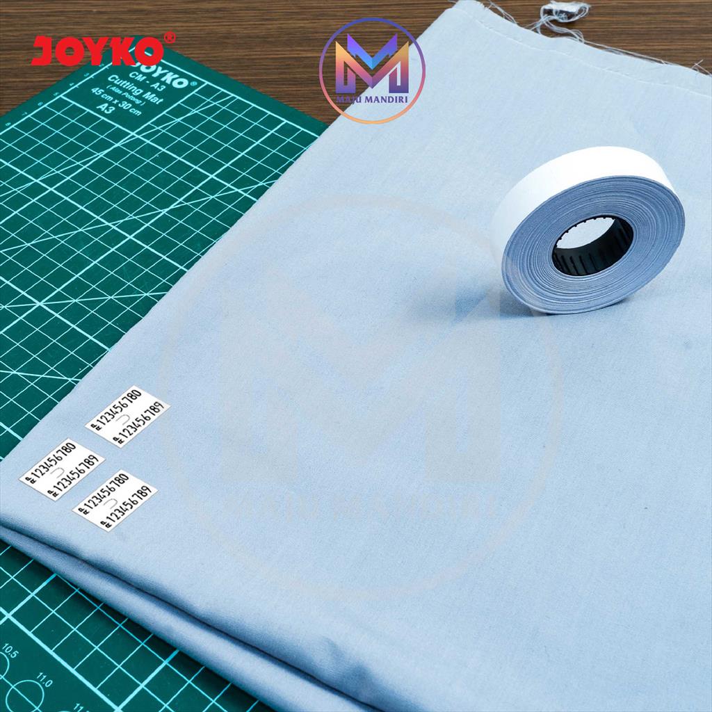 

HJK Kertas Label Rol Joyko 2 Baris P2LN / Refill Price Labels 2 Line For mx6600 / isi ulang stiker