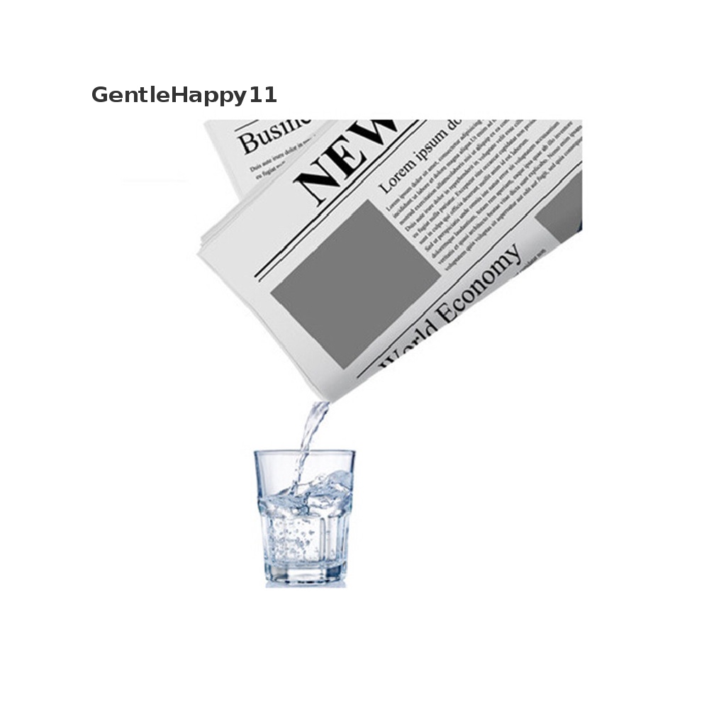 Gentlehappy Magic Tricks Water In Newspaper illusions Trik Sulap Produk Kertas Mainan Ajaib id