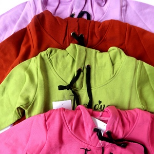 Tunik Hoodie Sweater Anak Perempuan 3 - 11 Tahun