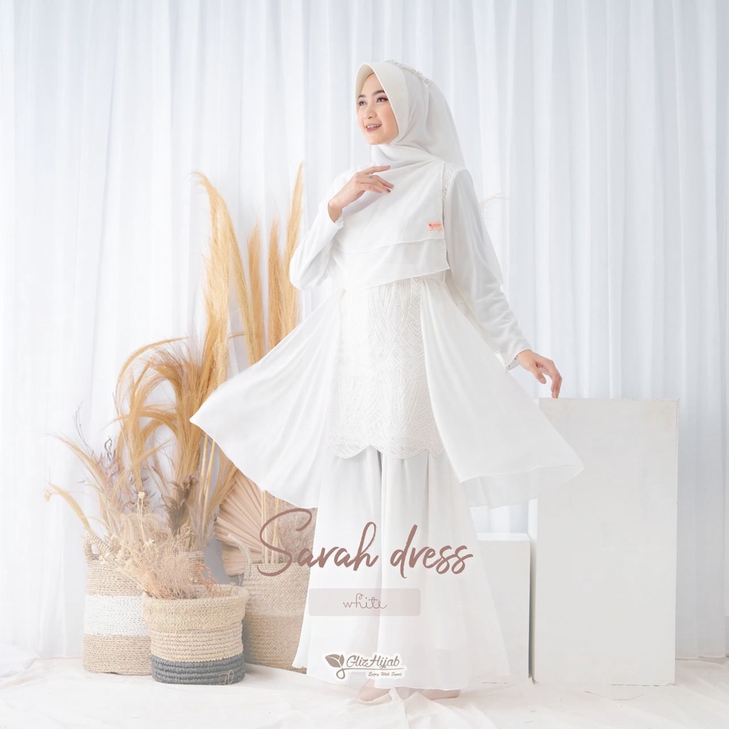 GlizHijab | Sarah Dress | Gamis Kondangan Terbaru Size XS - JUMBO