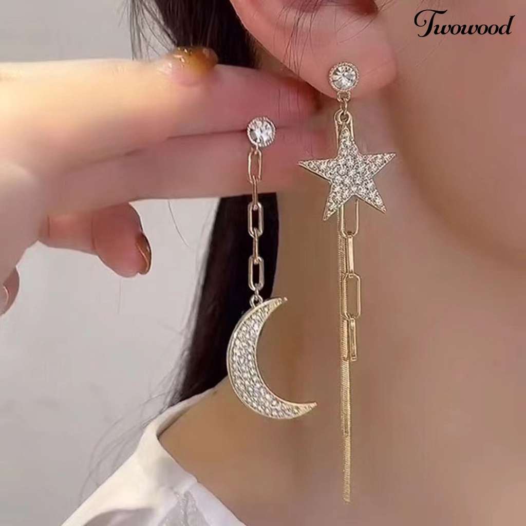 1 Pasang Anting Rumbai Elegan Untuk Wanita