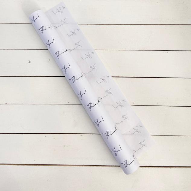 

Thank You Wrapping Paper 50 | kertas tissue | bungkus kado | packing