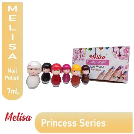 [PER BOX] ^ KYRA ^ Melisa Kutek Rose Gold Princess Kitek Cutex Nail Polish Cat Kuku by Tokyo Night - Isi 24 pcs