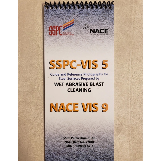 

Elcometer 128 Pictorial Surface Standards Sspc Vis 5 Wet Blasting