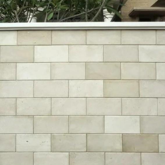 Batu alam palimanan putih - 10x20cm