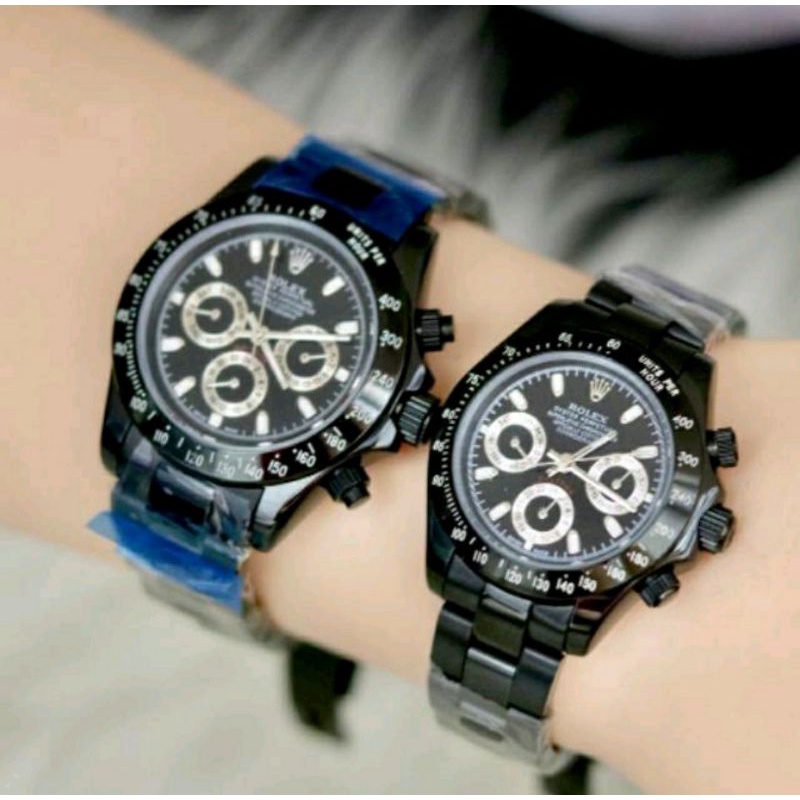 Jam Tangan Rolex Daytona Autometic Couple Super Mewah - Jam Tangan Pasangan - Rolex Couple