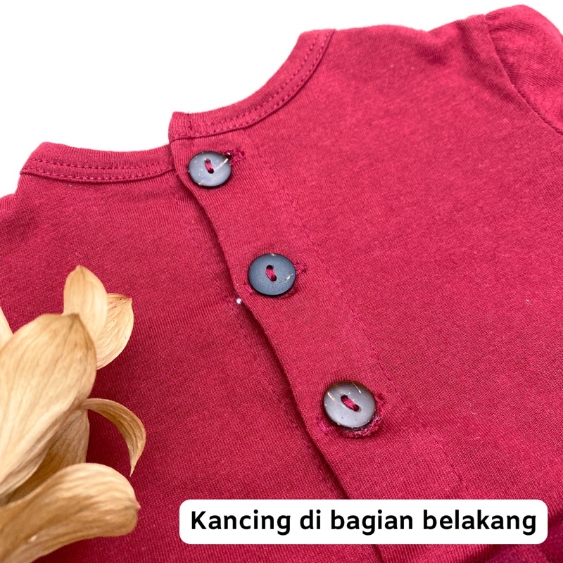 Hana Jumper Dress Tutu Bayi Perempuan Bonus Bandana