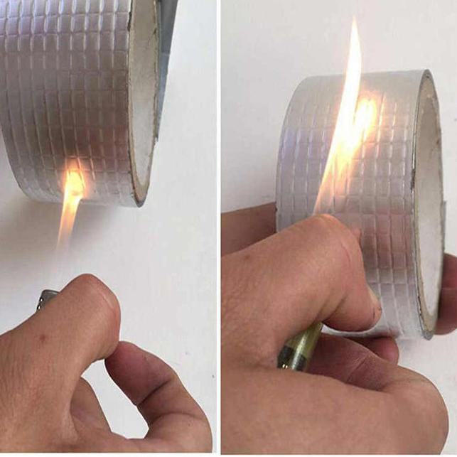 

Lakban Tambal Bocor Atap Merek Pollak Bahan Aluminium Foil 5CMX5M